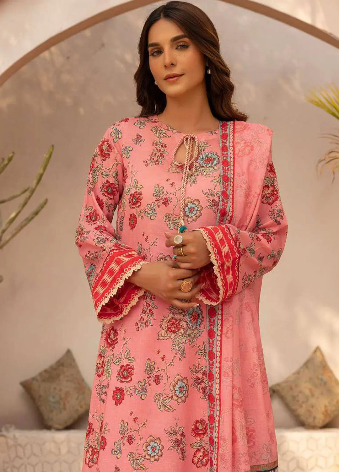 Rang by Motifz Printed Lawn Suit Unstitched 3 Piece MT25RL 5441 Ria - Summer Collection