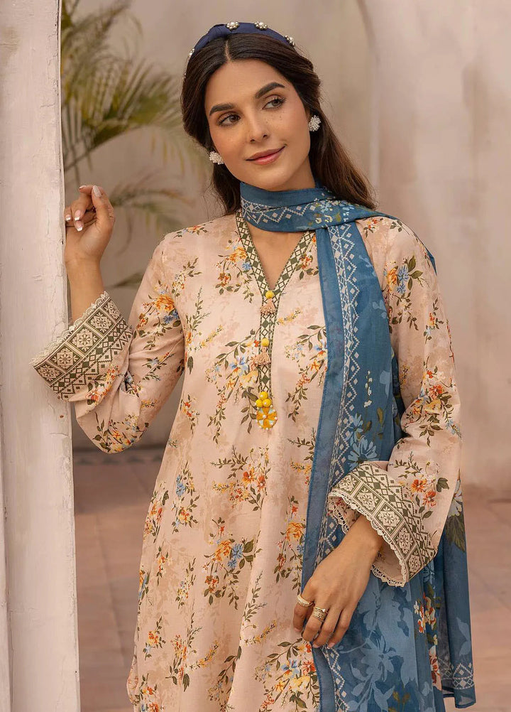 Rang by Motifz Printed Lawn Suit Unstitched 3 Piece MT25RL 5444 Amaya - Summer Collection