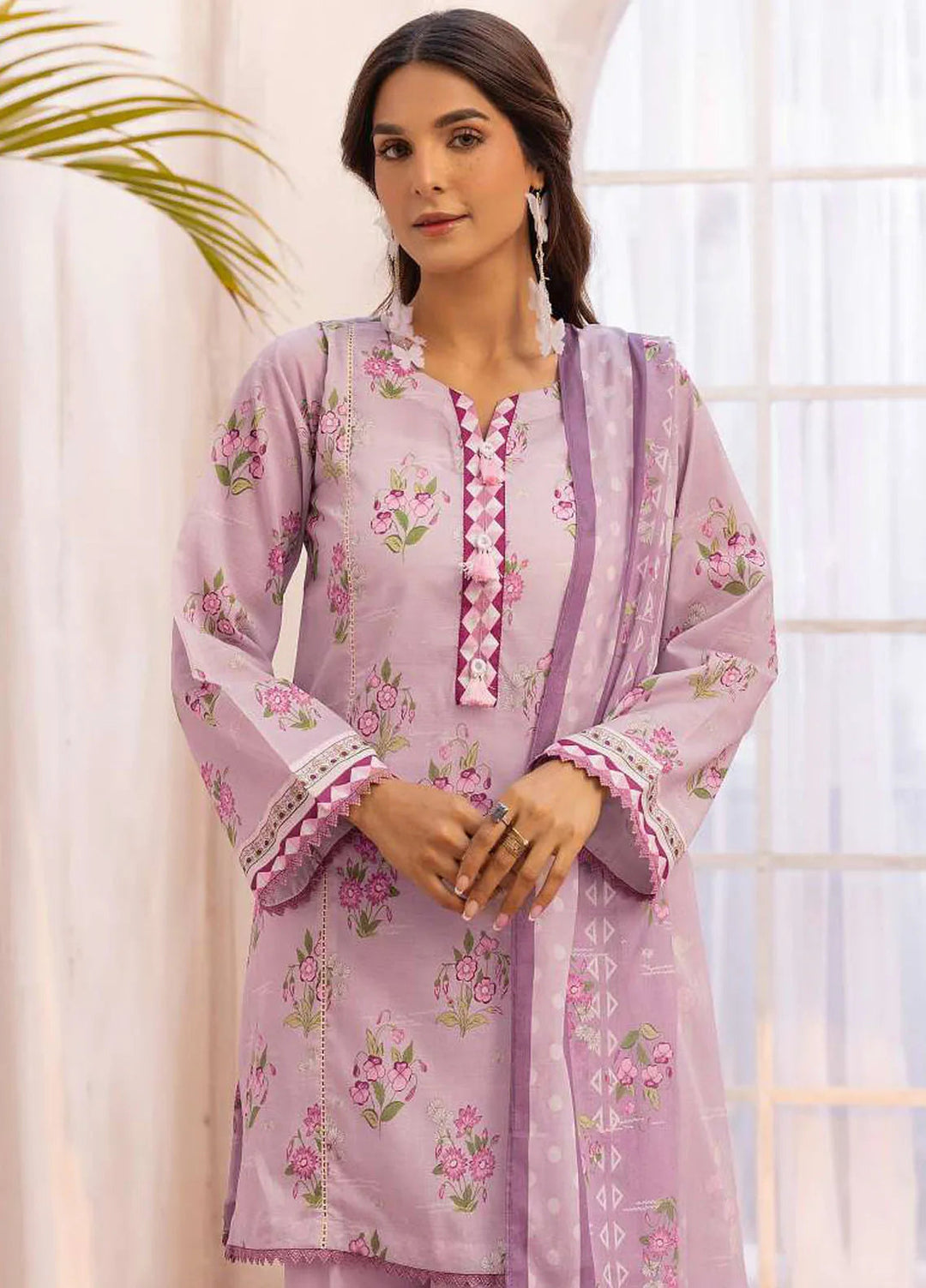 Rang by Motifz Printed Lawn Suit Unstitched 3 Piece MT25RL 5447 Laleh - Summer Collection