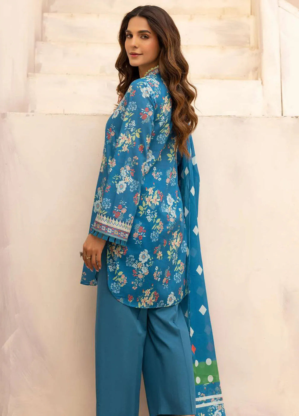 Rang by Motifz Printed Lawn Suit Unstitched 3 Piece MT25RL 5448 Raya - Summer Collection