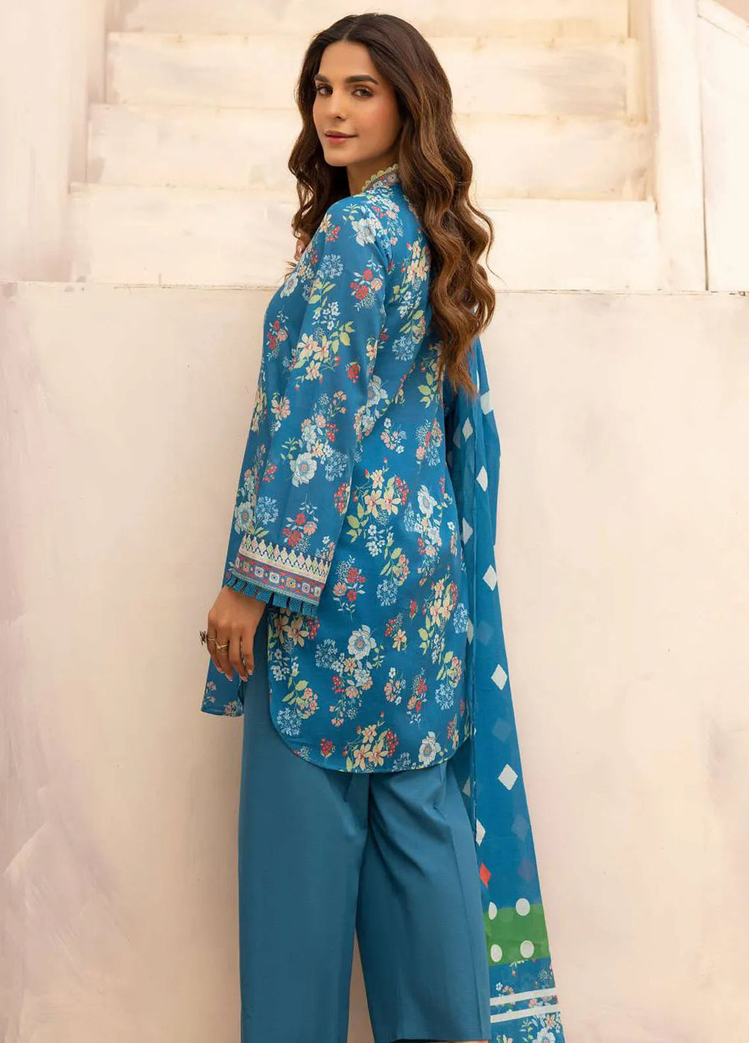 Rang by Motifz Printed Lawn Suit Unstitched 3 Piece MT25RL 5448 Raya - Summer Collection