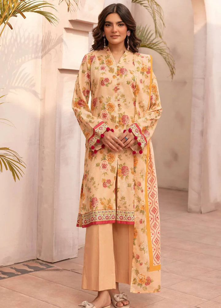 Rang by Motifz Printed Lawn Suit Unstitched 3 Piece MT25RL 5450 Mina - Summer Collection