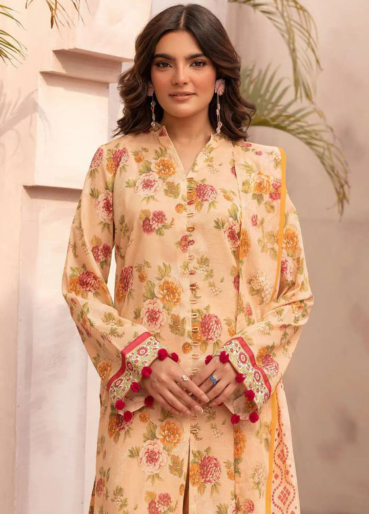 Rang by Motifz Printed Lawn Suit Unstitched 3 Piece MT25RL 5450 Mina - Summer Collection