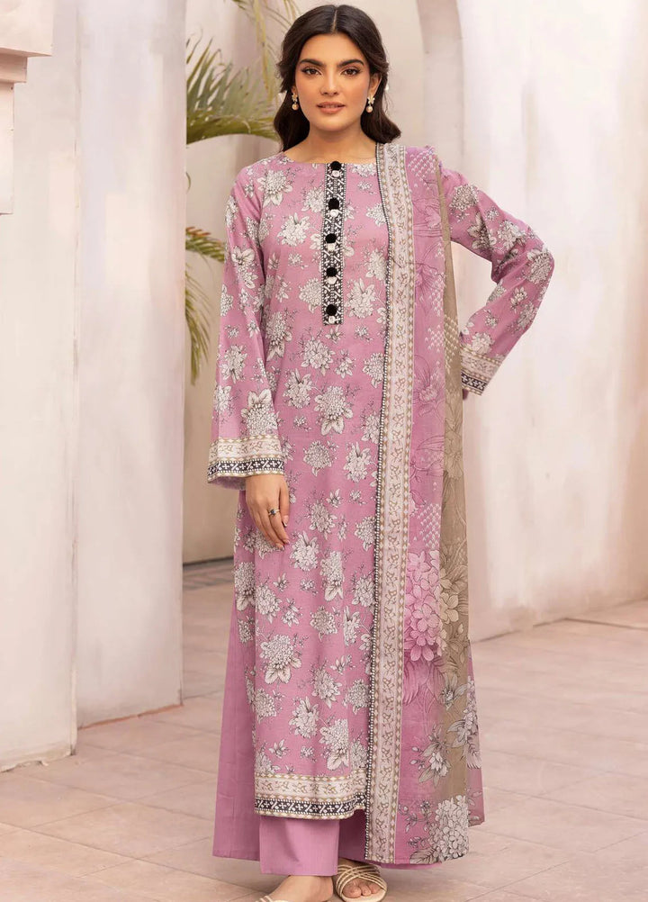 Rang by Motifz Printed Lawn Suit Unstitched 3 Piece MT25RL 5453 Cherie - Summer Collection