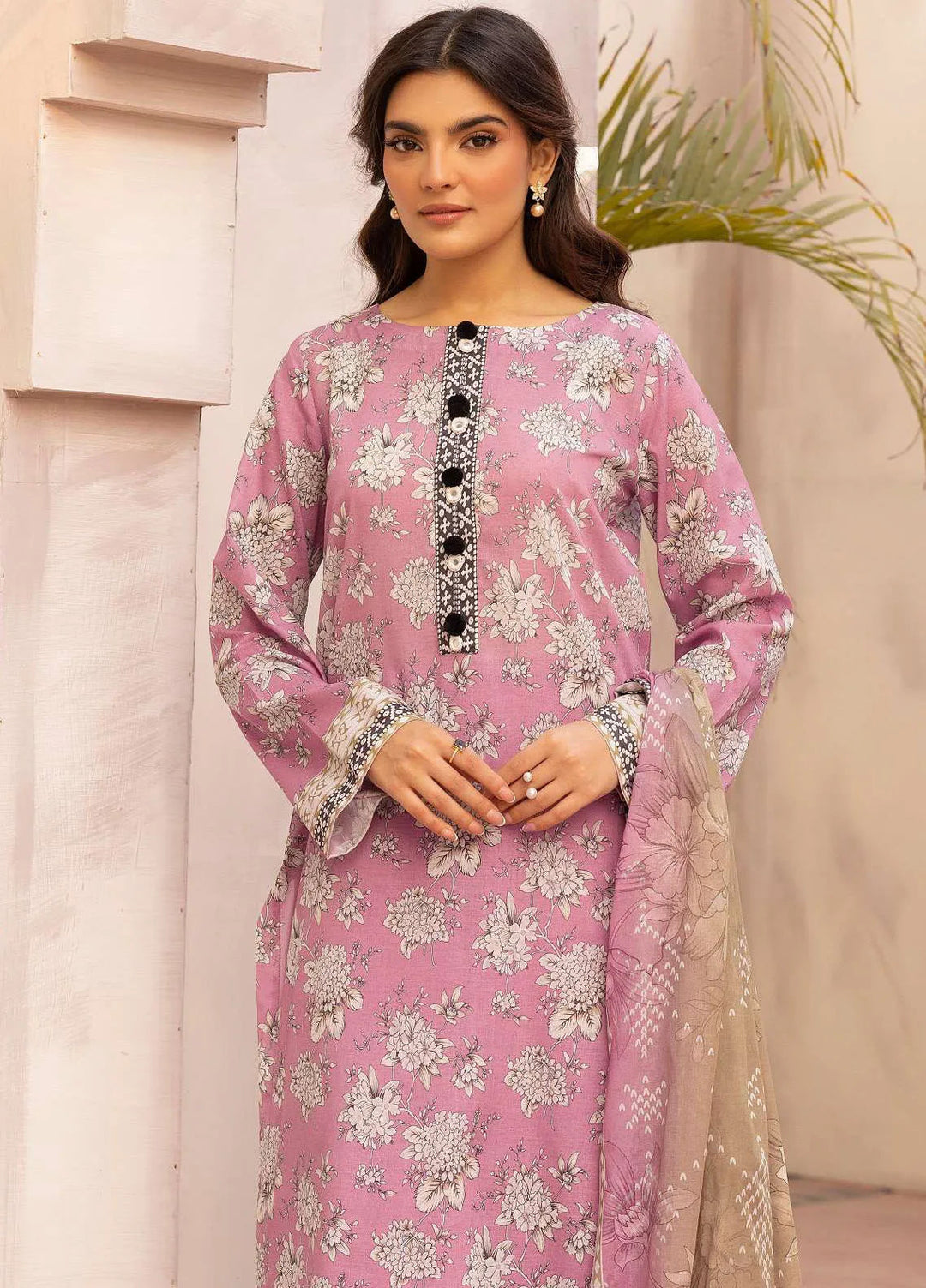 Rang by Motifz Printed Lawn Suit Unstitched 3 Piece MT25RL 5453 Cherie - Summer Collection