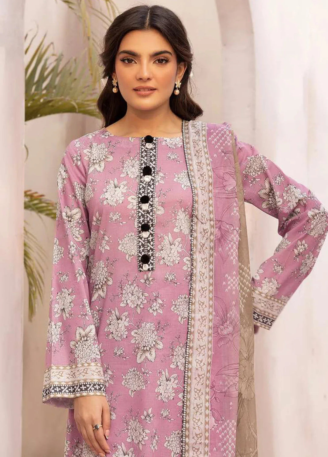 Rang by Motifz Printed Lawn Suit Unstitched 3 Piece MT25RL 5453 Cherie - Summer Collection