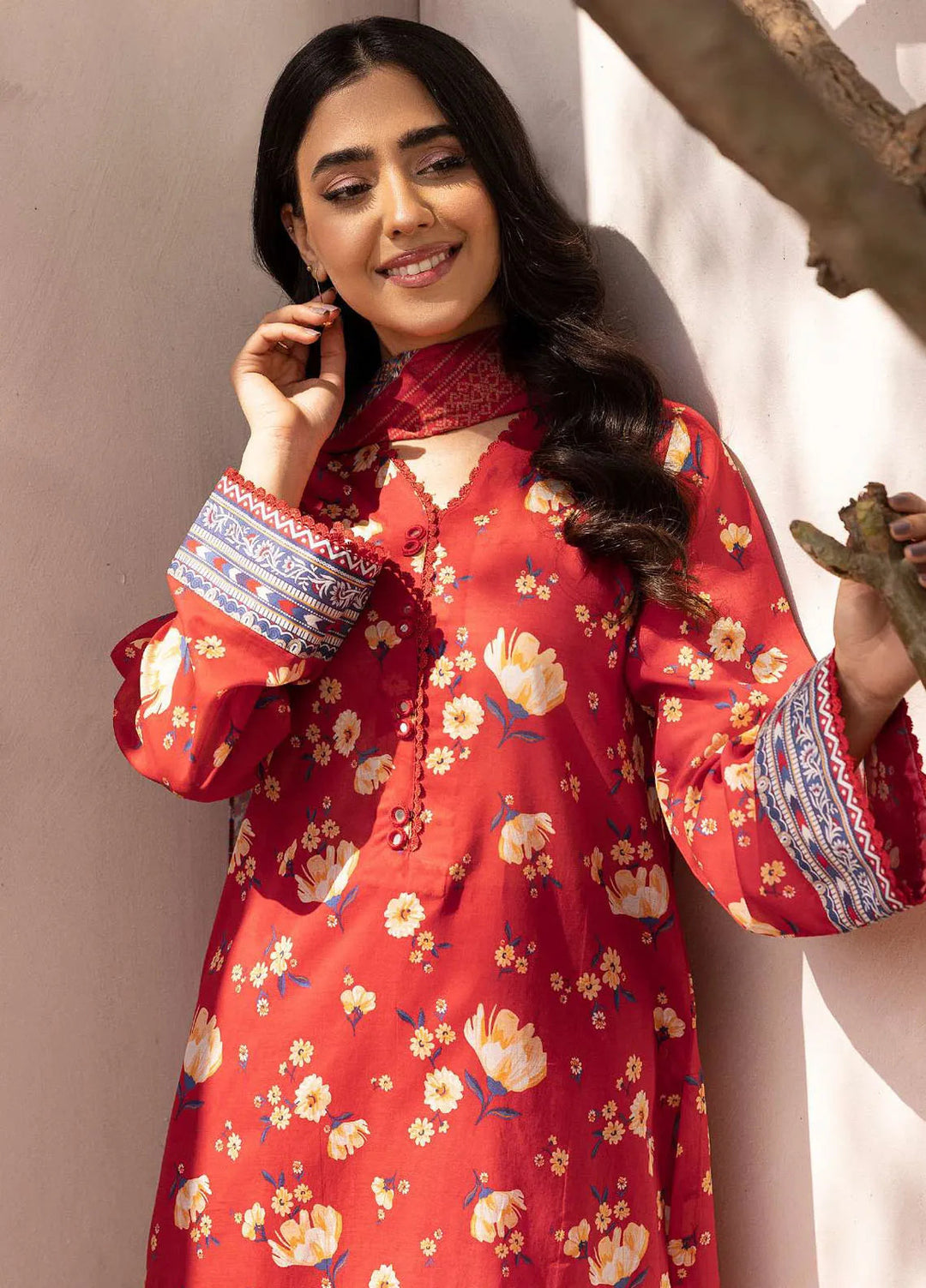 Rang by Motifz Printed Lawn Suits Unstitched 3 Piece 5510 Selma - Summer Collection