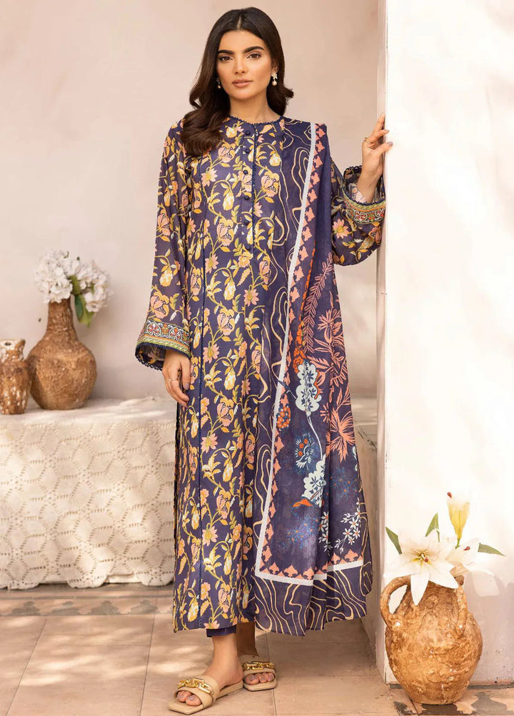Rang by Motifz Printed Lawn Suits Unstitched 3 Piece 5512 Eyleen - Summer Collection