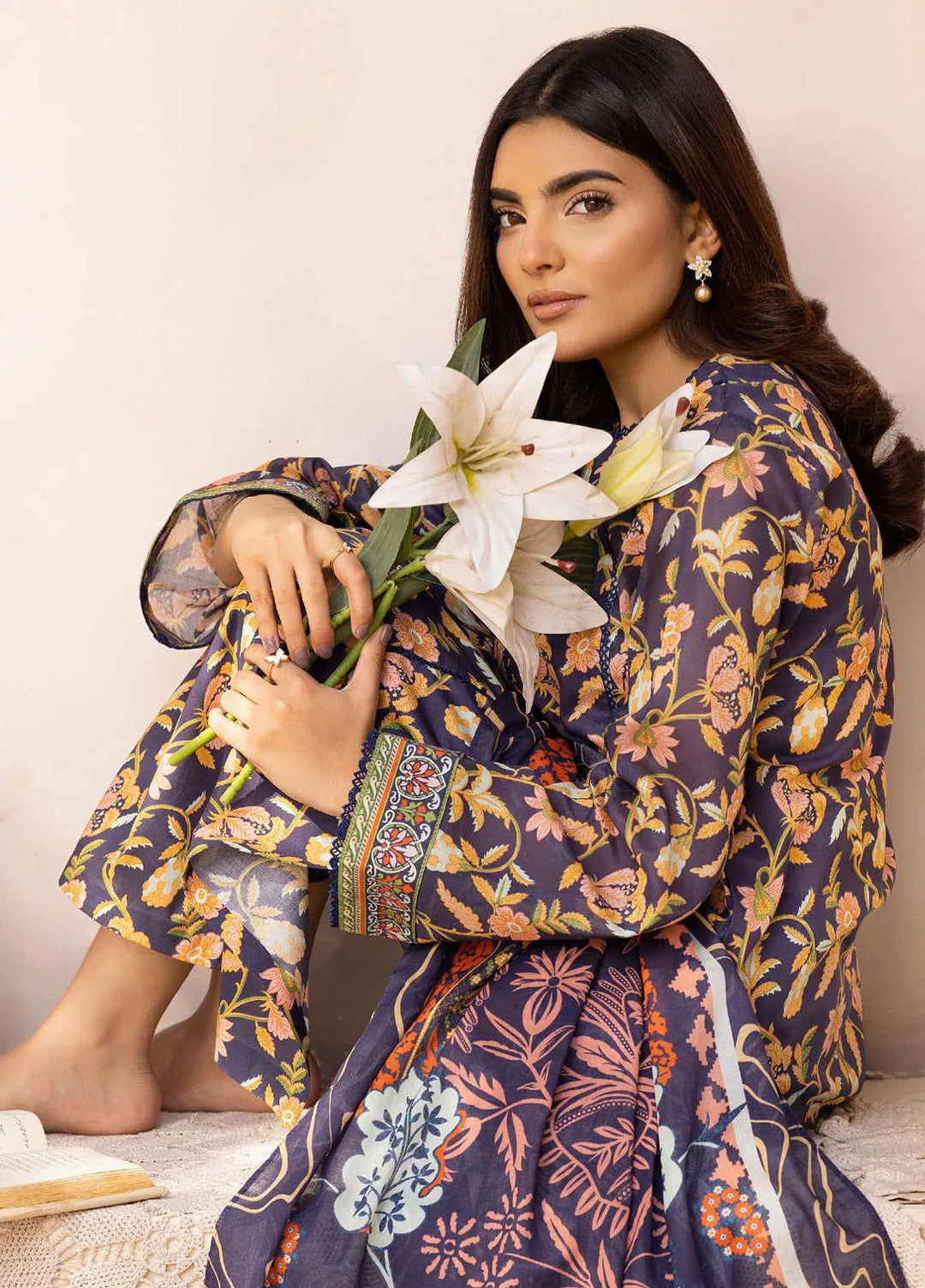 Rang by Motifz Printed Lawn Suits Unstitched 3 Piece 5512 Eyleen - Summer Collection