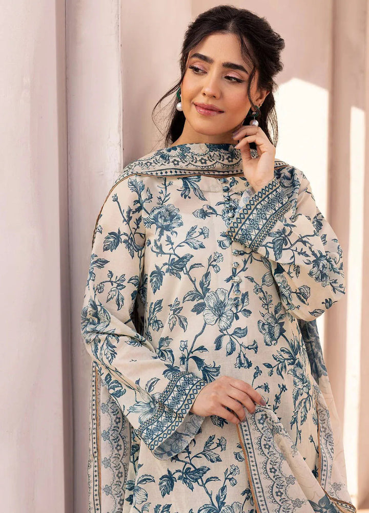 Rang by Motifz Printed Lawn Suits Unstitched 3 Piece 5518 Gemma - Summer Collection