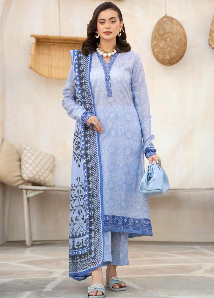 Rang By Motifz Printed Lawn Suits Unstitched 3 Piece MT23RL 4142 - Premium Collection