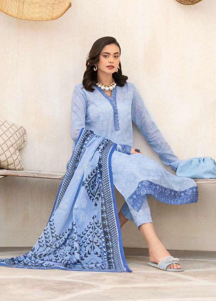 Rang By Motifz Printed Lawn Suits Unstitched 3 Piece MT23RL 4142 - Premium Collection