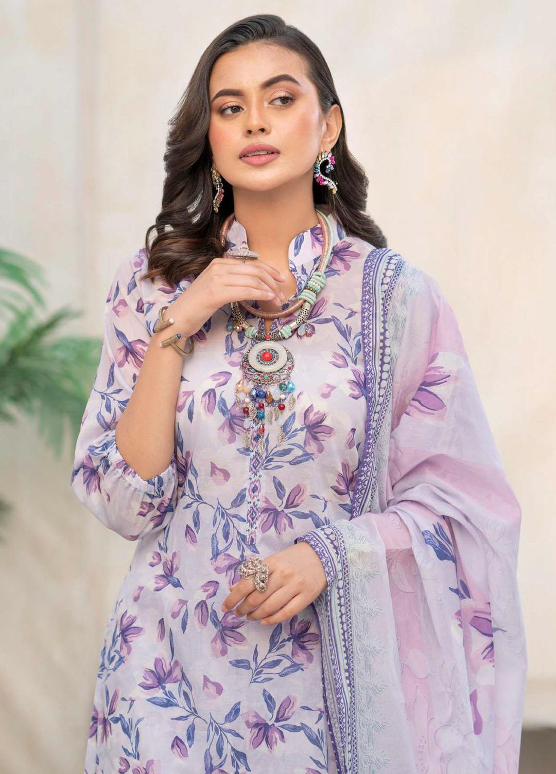 Rang By Motifz Printed Lawn Suits Unstitched 3 Piece MT23RL 4147 - Premium Collection