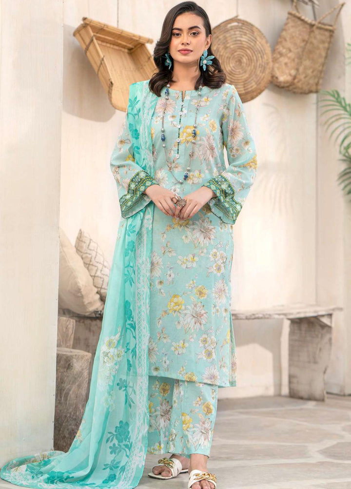 Rang By Motifz Printed Lawn Suits Unstitched 3 Piece MT23RL 4148 - Premium Collection