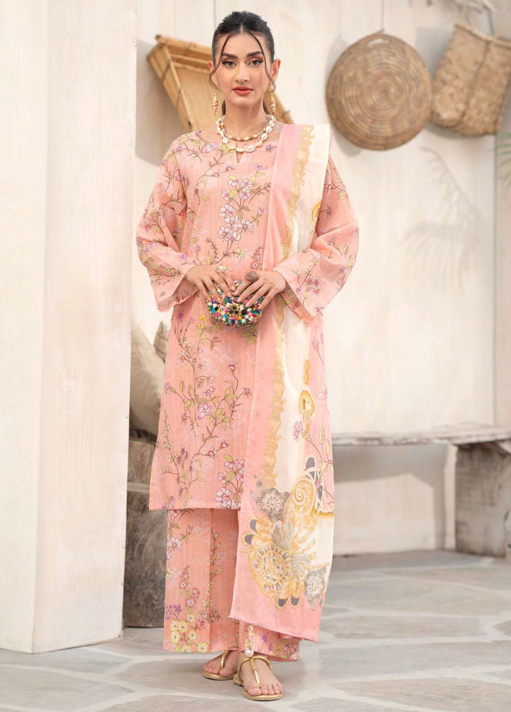 Rang By Motifz Printed Lawn Suits Unstitched 3 Piece MT23RL 4149 - Premium Collection