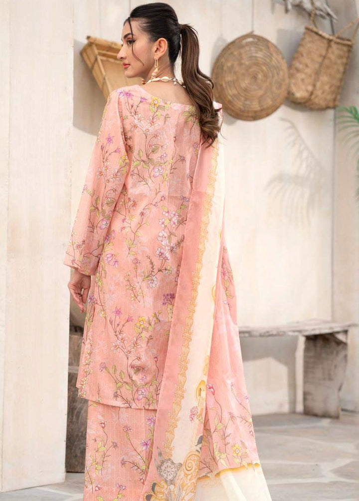 Rang By Motifz Printed Lawn Suits Unstitched 3 Piece MT23RL 4149 - Premium Collection