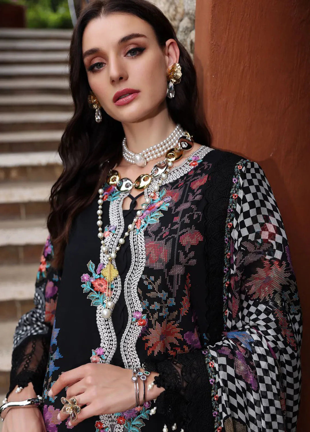 Rang e Bahar by Charizma Embroidered Lawn Suits Unstitched 3 Piece CR25RB CRB5-04 - Summer Collection