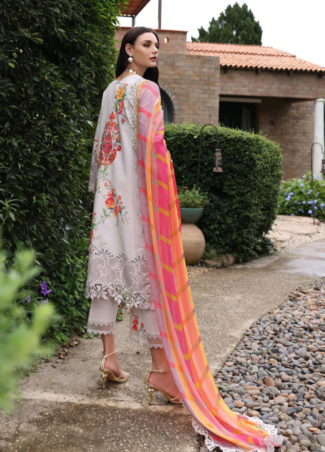 Rang e Bahar by Charizma Embroidered Lawn Suits Unstitched 3 Piece CR25RB CRB5-07 - Summer Collection