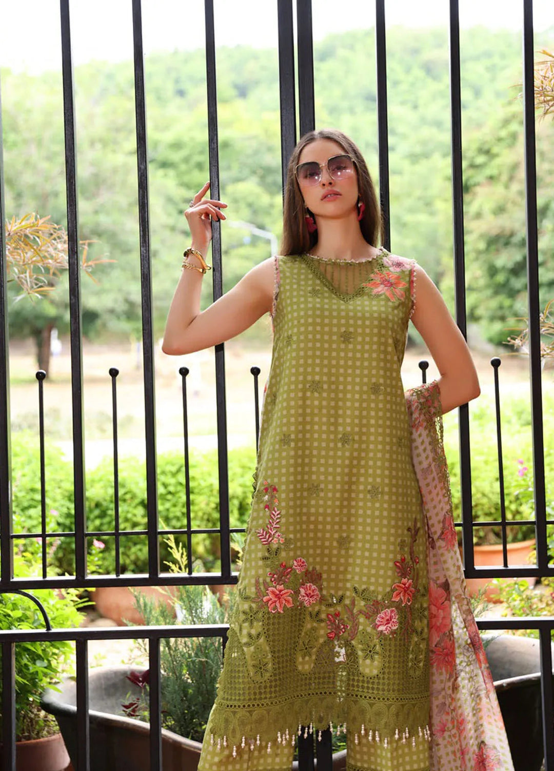 Rang e Bahar by Charizma Embroidered Lawn Suits Unstitched 3 Piece CR25RB CRB5-08 - Summer Collection