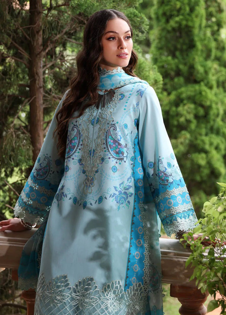 Rang e Bahar by Charizma Embroidered Lawn Suits Unstitched 3 Piece CR25RB CRB5-09 - Summer Collection