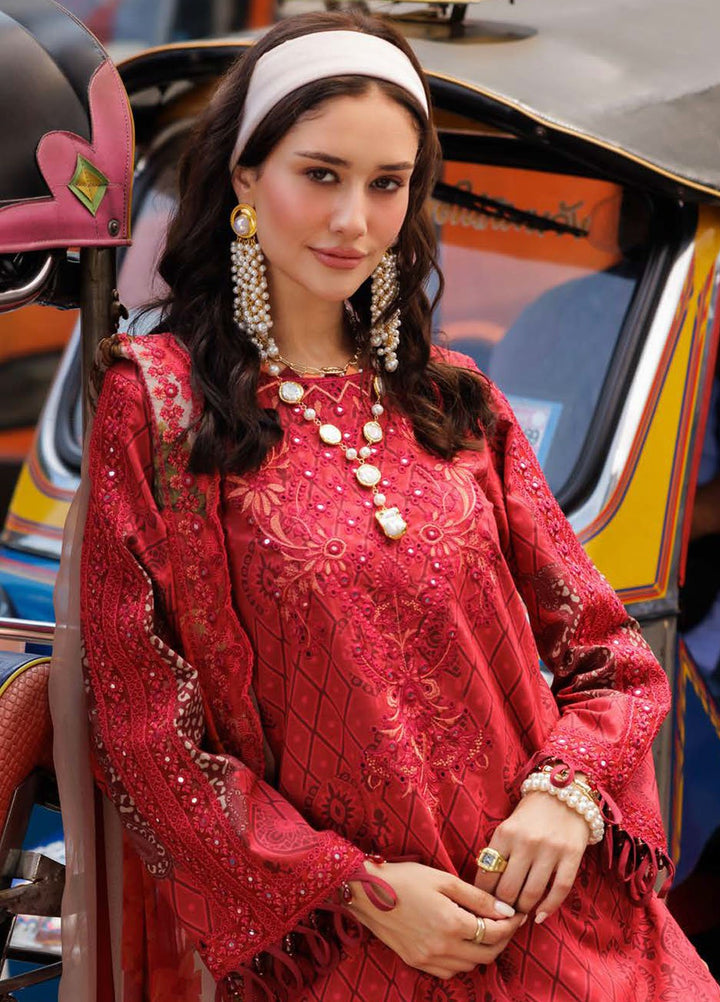 Rang-E-Bahar by Charizma Embroidered Lawn Suits Unstitched 3 Piece CRZ25RB CRB5-13 - Summer Collection