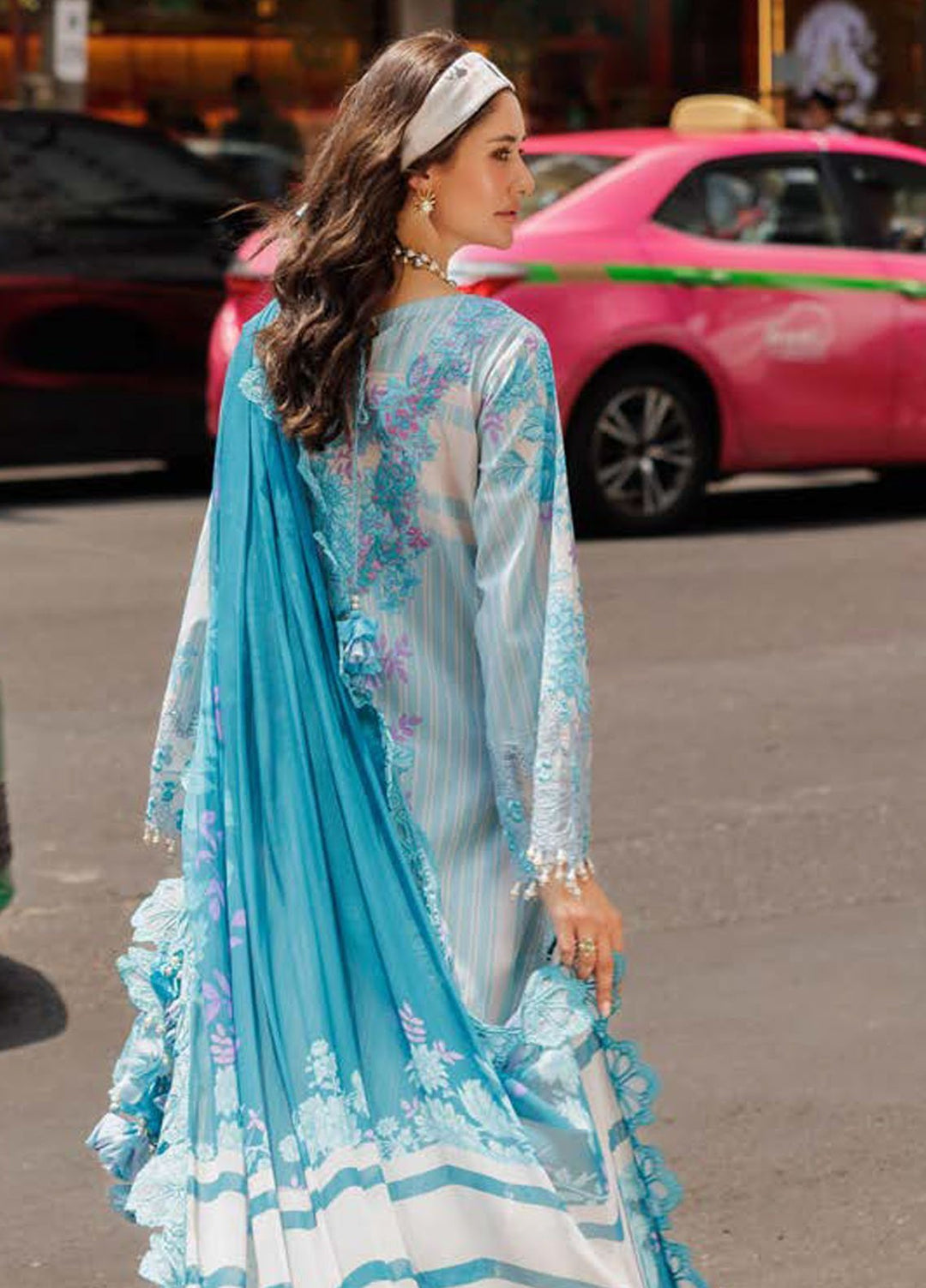 Rang-E-Bahar by Charizma Embroidered Lawn Suits Unstitched 3 Piece CRZ25RB CRB5-14 - Summer Collection