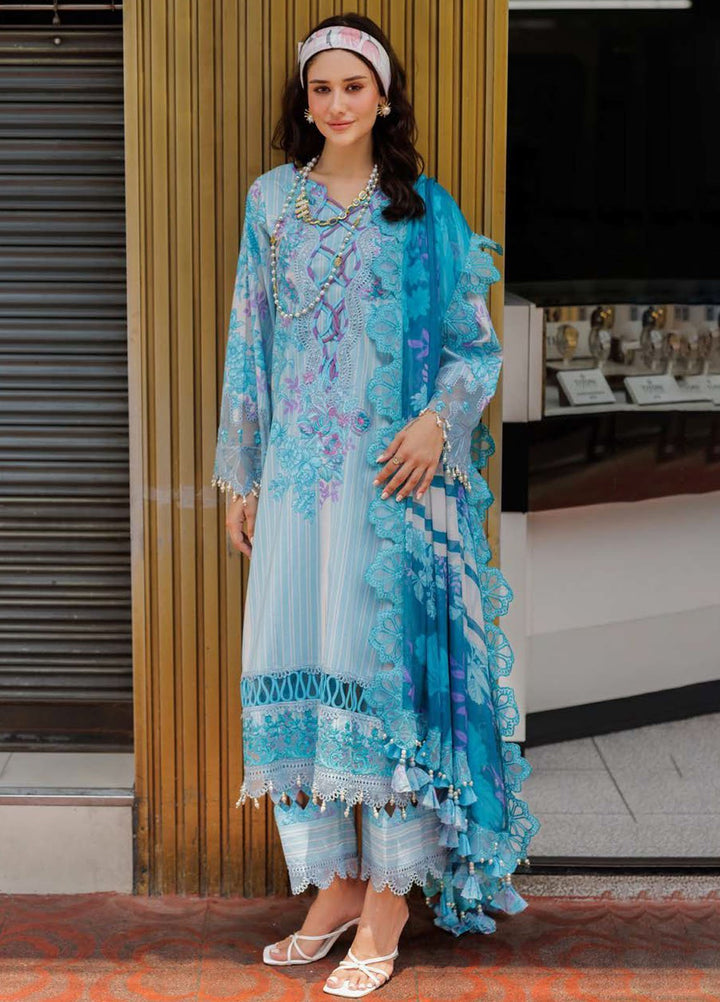 Rang-E-Bahar by Charizma Embroidered Lawn Suits Unstitched 3 Piece CRZ25RB CRB5-14 - Summer Collection