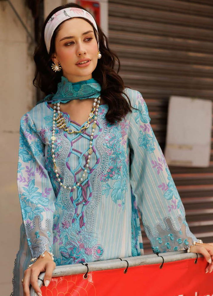 Rang-E-Bahar by Charizma Embroidered Lawn Suits Unstitched 3 Piece CRZ25RB CRB5-14 - Summer Collection