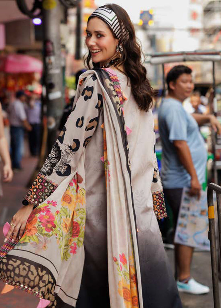 Rang-E-Bahar by Charizma Embroidered Lawn Suits Unstitched 3 Piece CRZ25RB CRB5-16 - Summer Collection