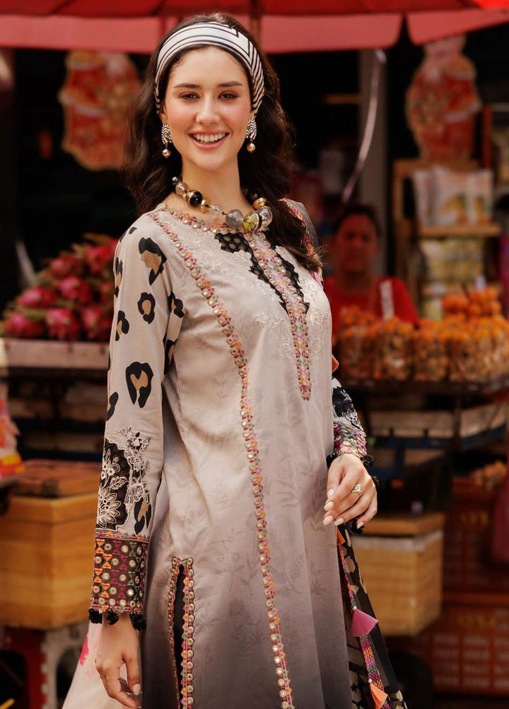 Rang-E-Bahar by Charizma Embroidered Lawn Suits Unstitched 3 Piece CRZ25RB CRB5-16 - Summer Collection