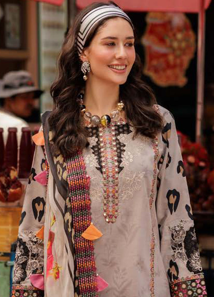 Rang-E-Bahar by Charizma Embroidered Lawn Suits Unstitched 3 Piece CRZ25RB CRB5-16 - Summer Collection