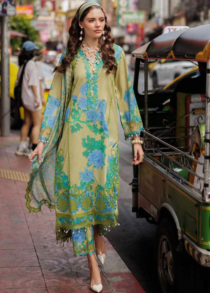 Rang-E-Bahar by Charizma Embroidered Lawn Suits Unstitched 3 Piece CRZ25RB CRB5-17 - Summer Collection