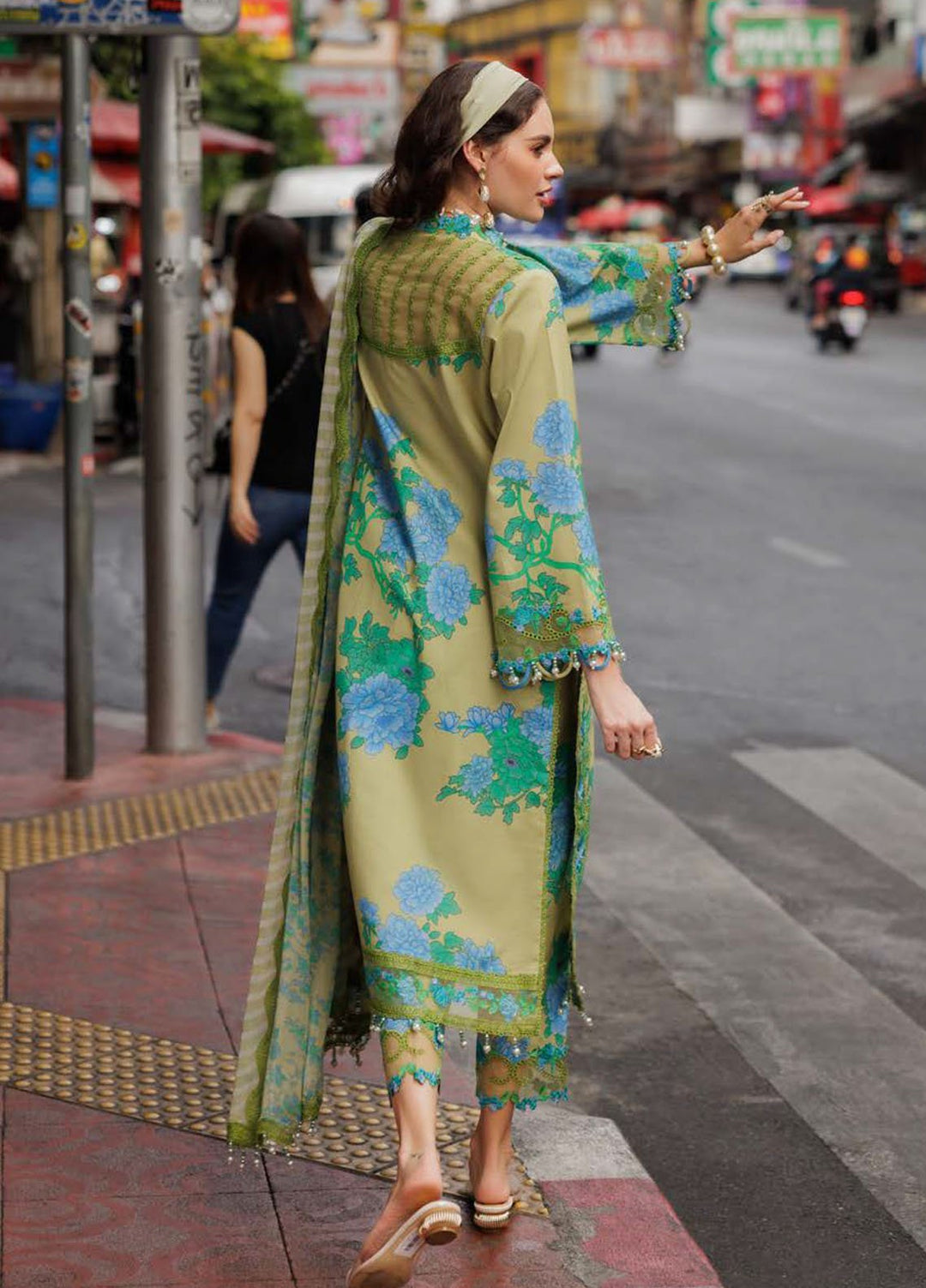 Rang-E-Bahar by Charizma Embroidered Lawn Suits Unstitched 3 Piece CRZ25RB CRB5-17 - Summer Collection