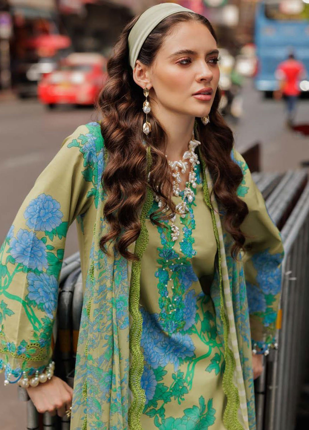 Rang-E-Bahar by Charizma Embroidered Lawn Suits Unstitched 3 Piece CRZ25RB CRB5-17 - Summer Collection