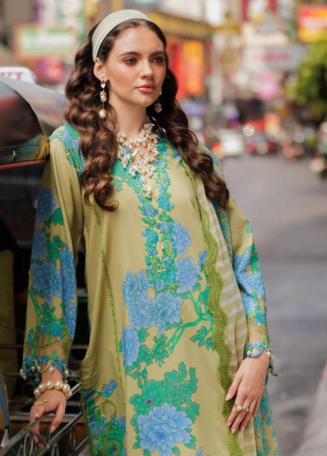 Rang-E-Bahar by Charizma Embroidered Lawn Suits Unstitched 3 Piece CRZ25RB CRB5-17 - Summer Collection