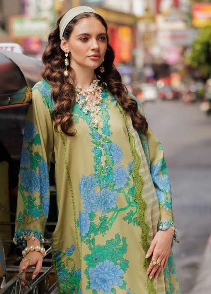 Rang-E-Bahar by Charizma Embroidered Lawn Suits Unstitched 3 Piece CRZ25RB CRB5-17 - Summer Collection
