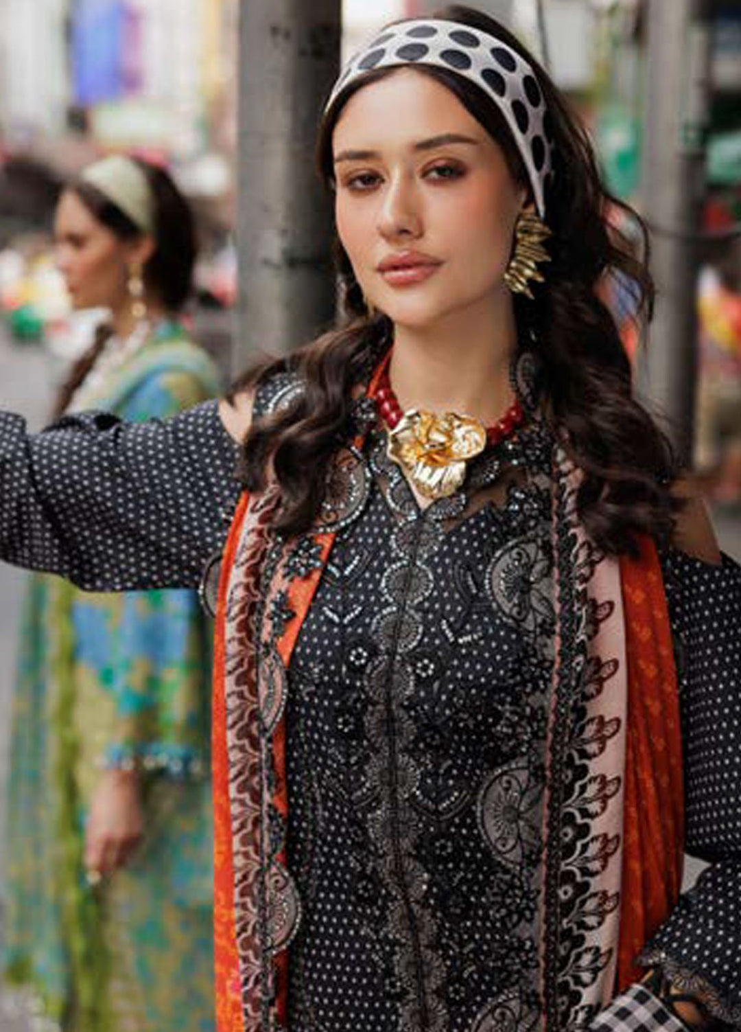 Rang-E-Bahar by Charizma Embroidered Lawn Suits Unstitched 3 Piece CRZ25RB CRB5-19 - Summer Collection