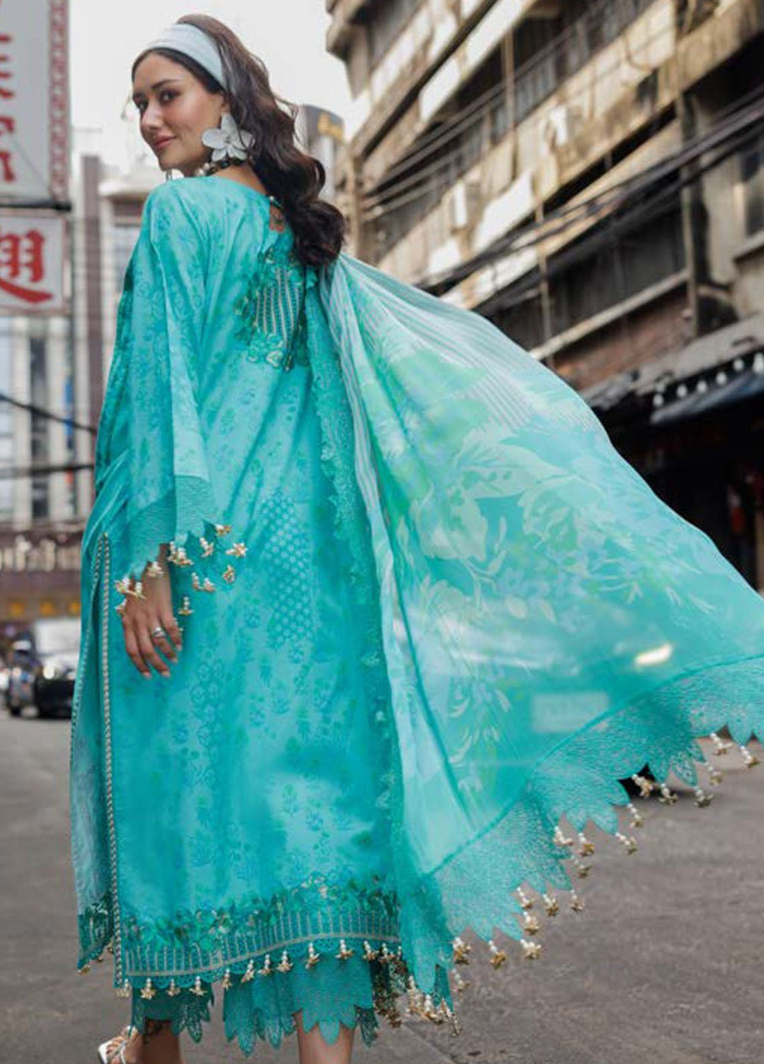 Rang-E-Bahar by Charizma Embroidered Lawn Suits Unstitched 3 Piece CRZ25RB CRB5-20 - Summer Collection