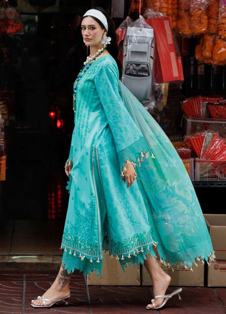 Rang-E-Bahar by Charizma Embroidered Lawn Suits Unstitched 3 Piece CRZ25RB CRB5-20 - Summer Collection