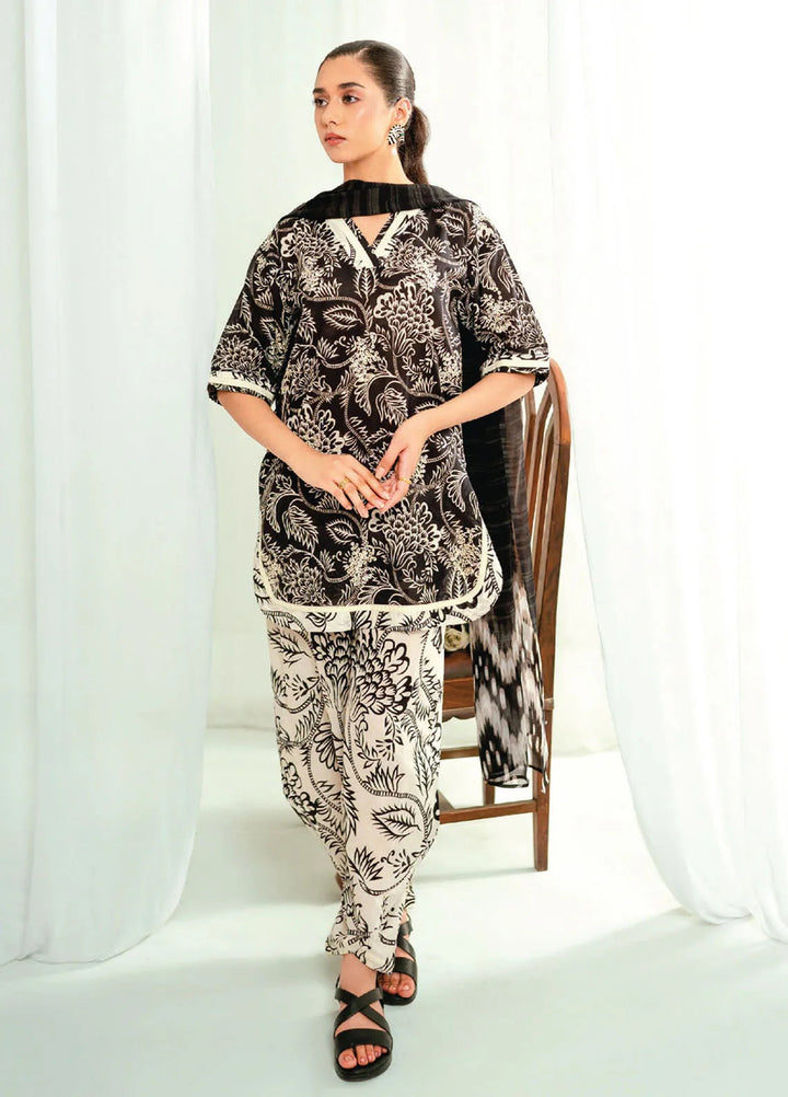 Rang e Bahar by Humdum Embroidered Lawn Suits Unstitched 3 Piece HD25RB D-01 - Summer Collection