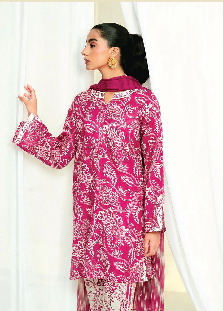 Rang e Bahar by Humdum Embroidered Lawn Suits Unstitched 3 Piece HD25RB D-02 - Summer Collection