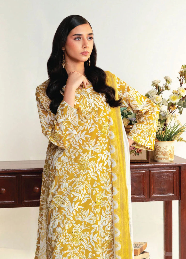 Rang e Bahar by Humdum Embroidered Lawn Suits Unstitched 3 Piece HD25RB D-04 - Summer Collection