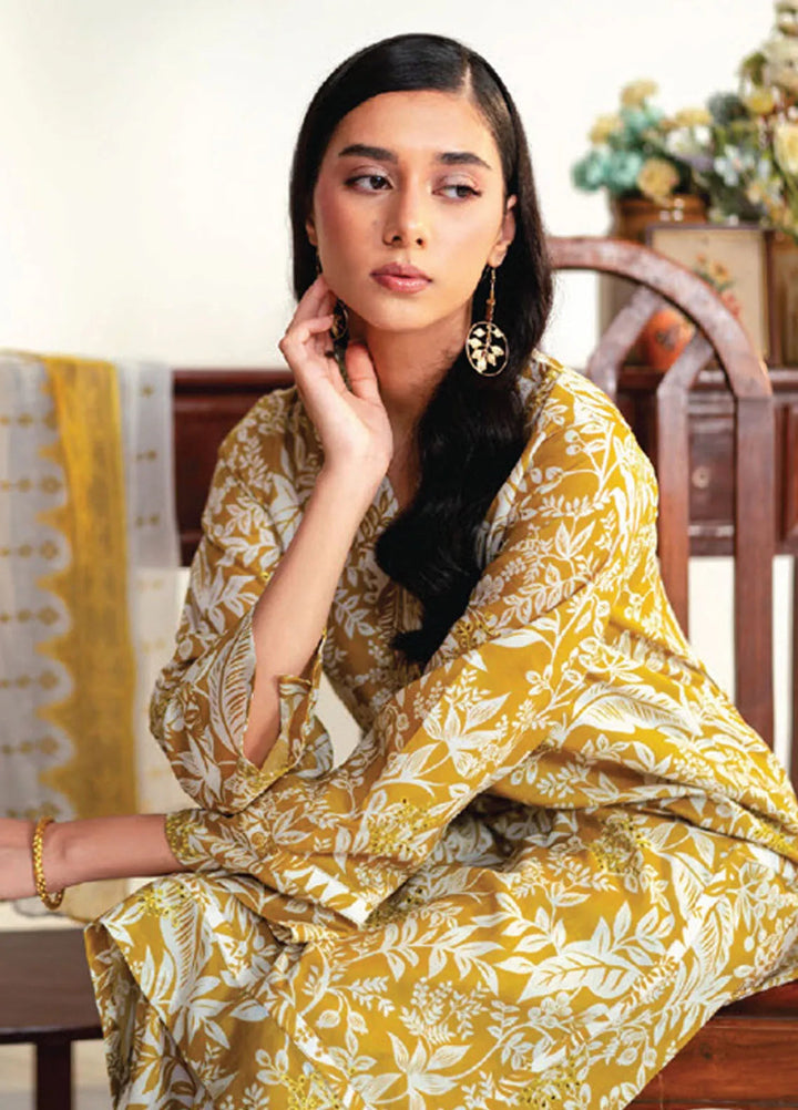 Rang e Bahar by Humdum Embroidered Lawn Suits Unstitched 3 Piece HD25RB D-04 - Summer Collection