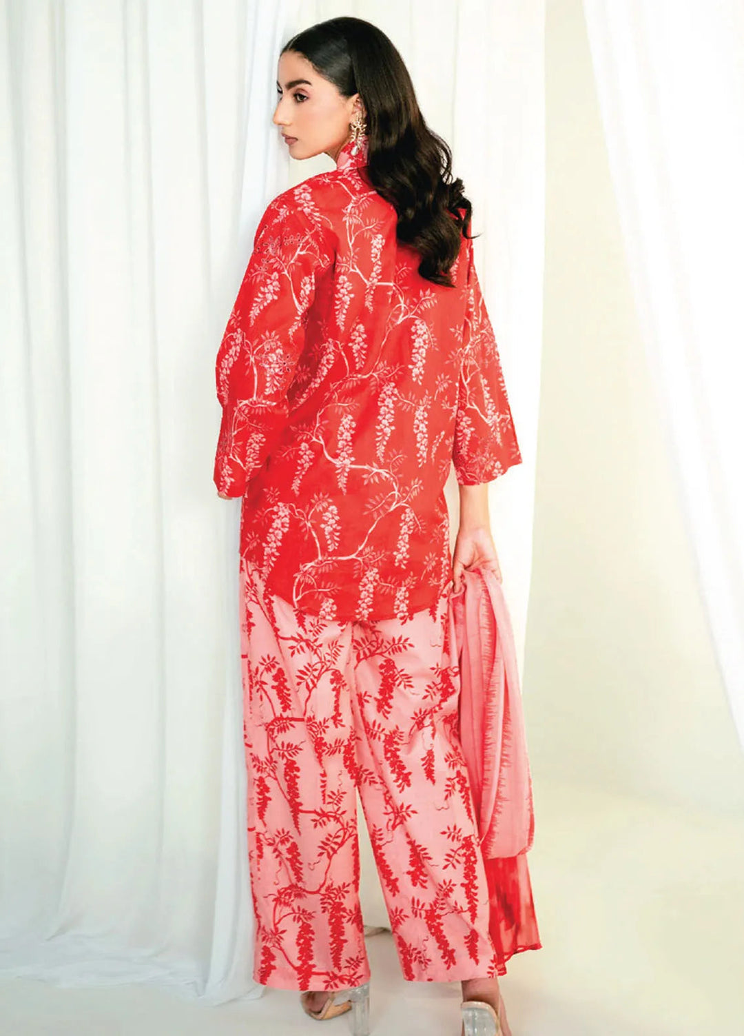 Rang e Bahar by Humdum Embroidered Lawn Suits Unstitched 3 Piece HD25RB D-06 - Summer Collection