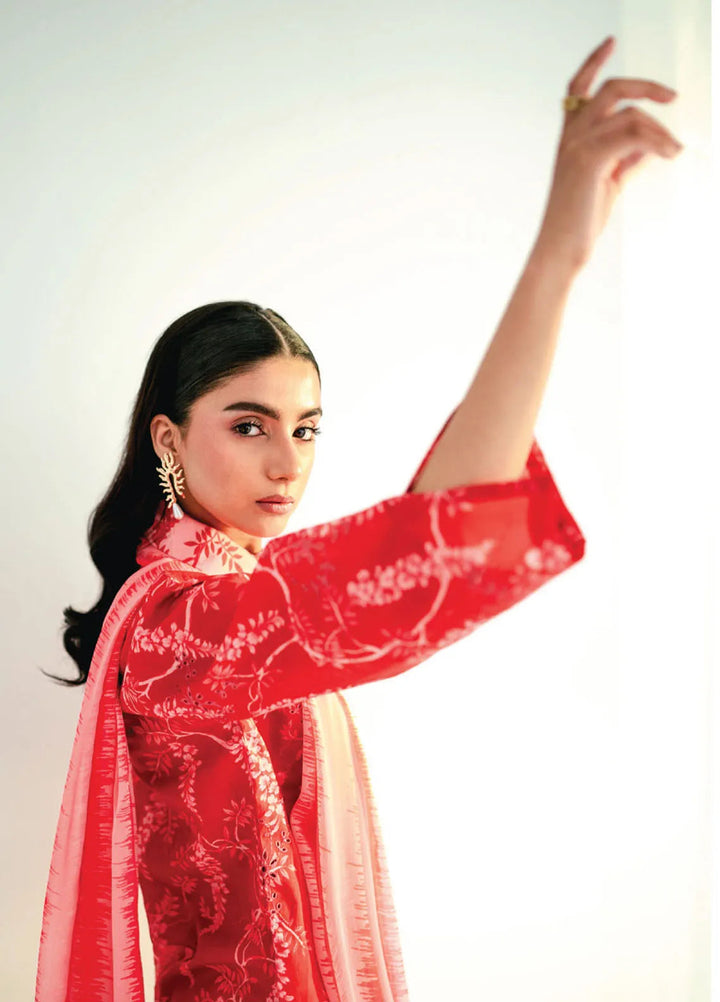 Rang e Bahar by Humdum Embroidered Lawn Suits Unstitched 3 Piece HD25RB D-06 - Summer Collection