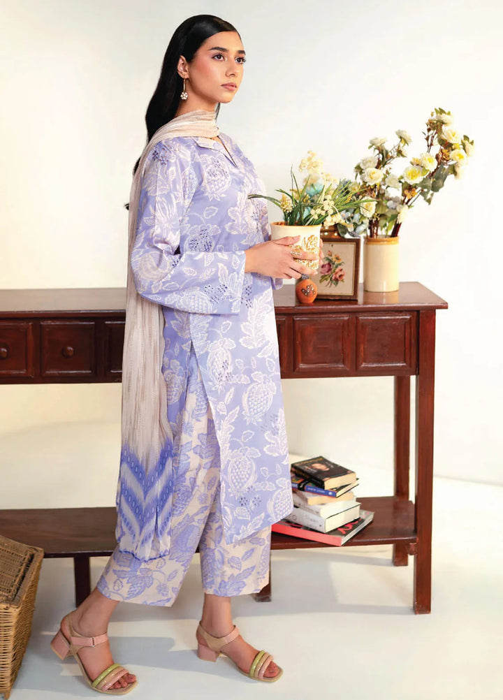 Rang e Bahar by Humdum Embroidered Lawn Suits Unstitched 3 Piece HD25RB D-08 - Summer Collection