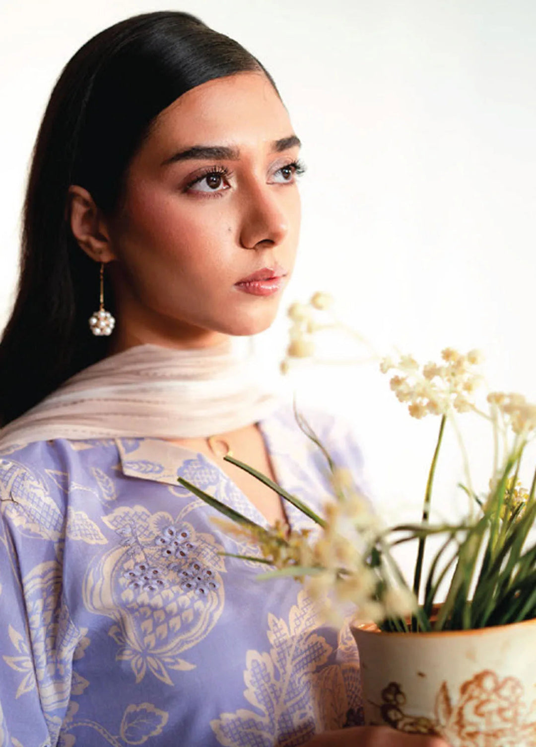 Rang e Bahar by Humdum Embroidered Lawn Suits Unstitched 3 Piece HD25RB D-08 - Summer Collection