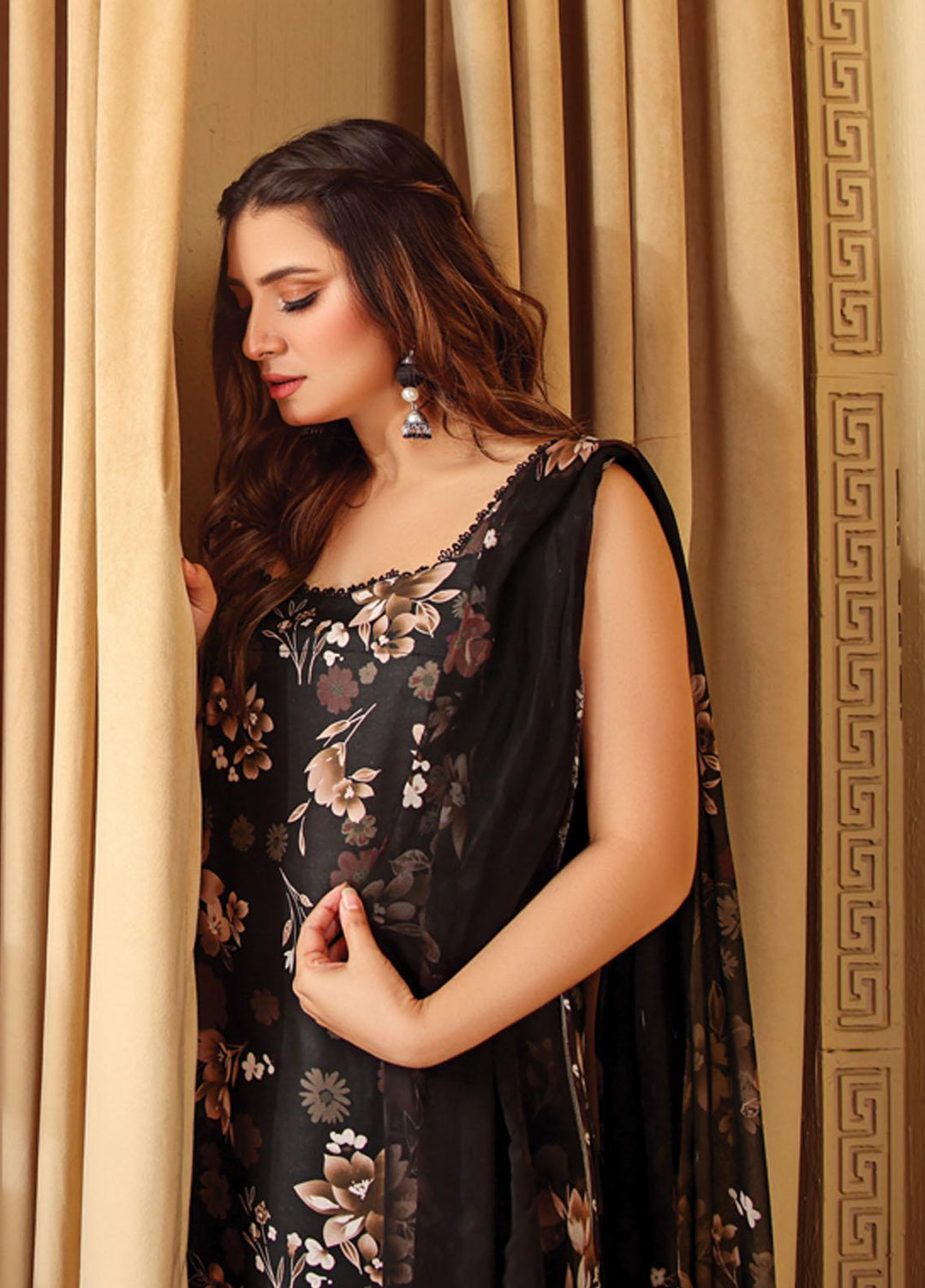 Rang-e-Bahar By Humdum Printed Lawn Suits Unstitched 3 Piece HD23RB 01 - Summer Collection