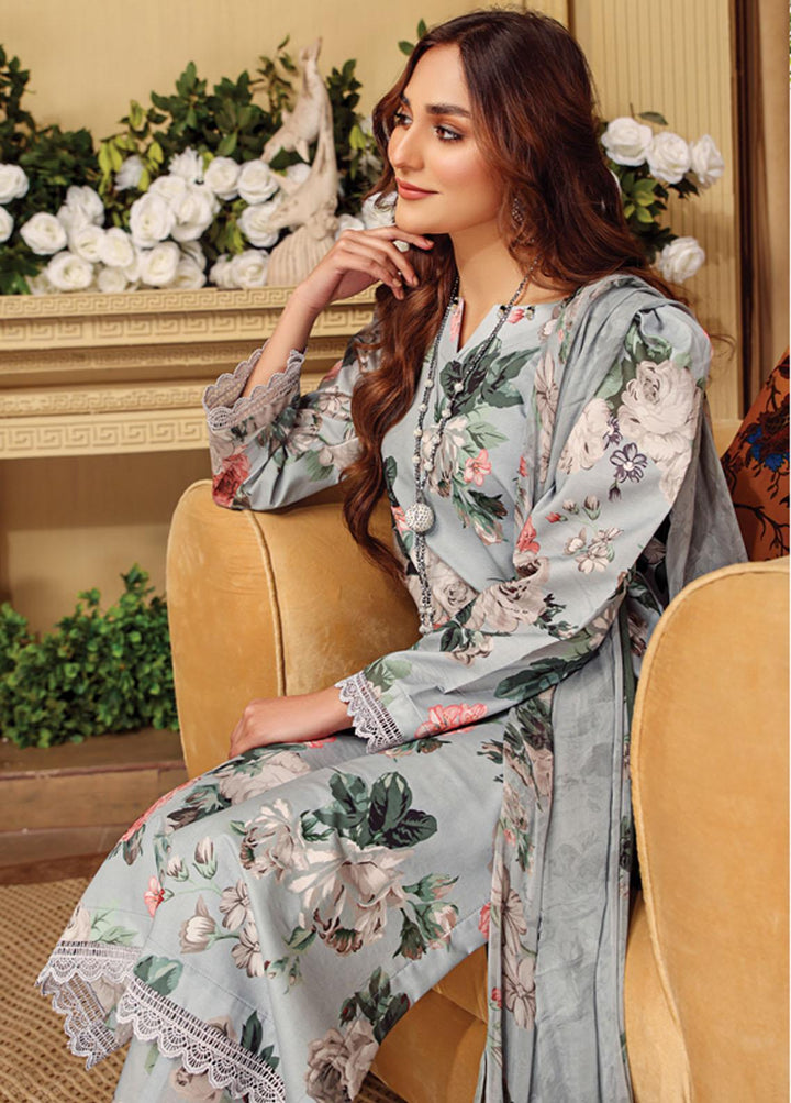 Rang-e-Bahar By Humdum Printed Lawn Suits Unstitched 3 Piece HD23RB 03 - Summer Collection