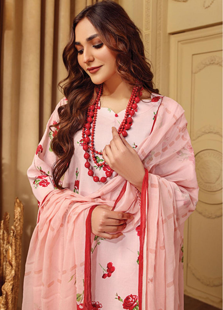 Rang-e-Bahar By Humdum Printed Lawn Suits Unstitched 3 Piece HD23RB 07 - Summer Collection